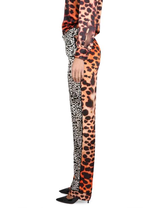  로베르토 카발리 스트레이트 팬츠 QKT210 PINK - ROBERTO CAVALLI