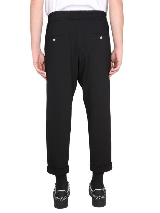  발망 스트레이트 팬츠 AH1PK005 BLACK - BALMAIN
