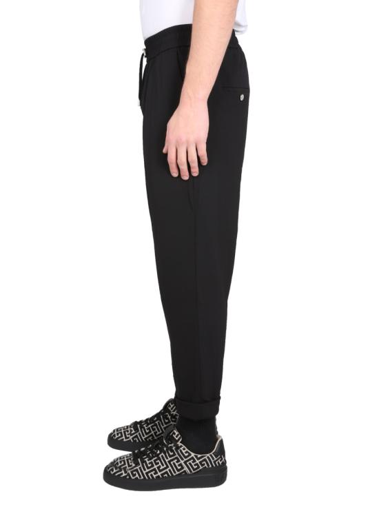  발망 스트레이트 팬츠 AH1PK005 BLACK - BALMAIN