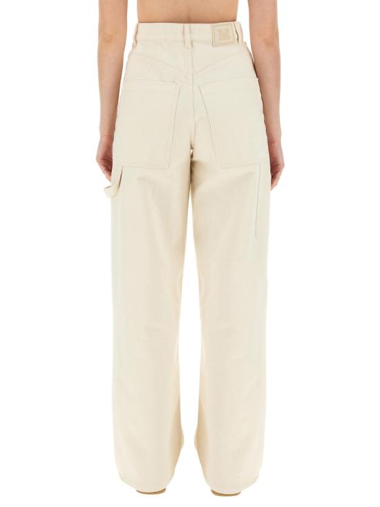  막스마라 세그나레 코튼 카고 트라우저 2411131191600 WHITE - MAX MARA