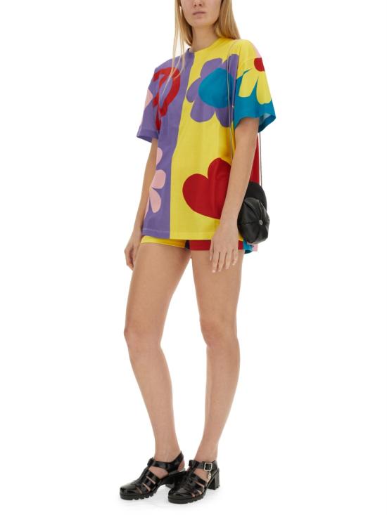  모스키노 스트레이트 팬츠 03153223 MULTICOLOUR - MOSCHINO