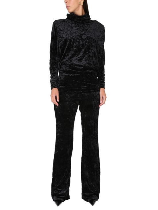  생로랑 스트레이트 팬츠 718974 BLACK - SAINT LAURENT
