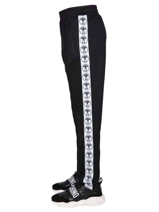  모스키노 스트레이트 팬츠 03287029 BLACK - MOSCHINO