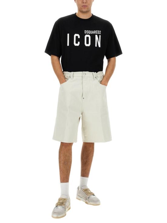 25SS 디스퀘어드2 숏팬츠 S79MU0073 IVORY - DSQUARED2