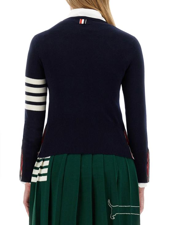  톰브라운 스웨터 FKA001A BLUE - THOM BROWNE