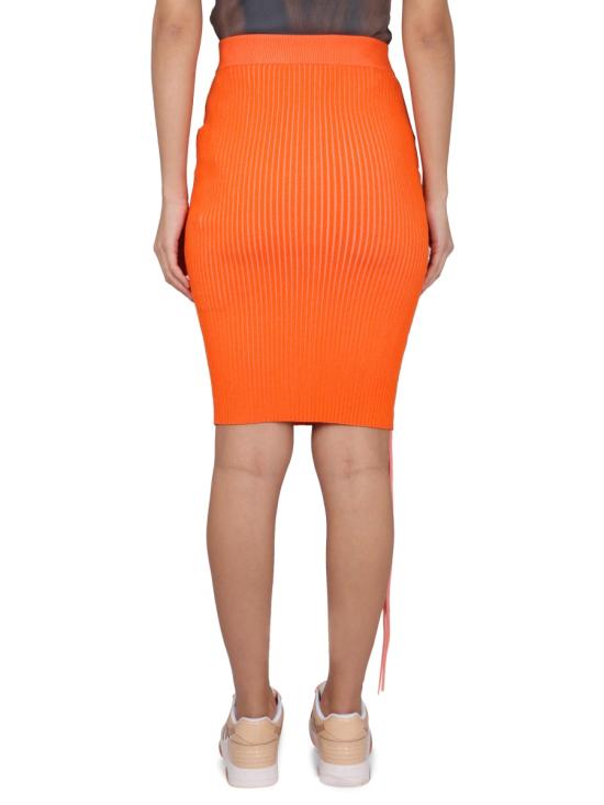 오프화이트 미디 스커트 OWHL028 ORANGE - OFF WHITE