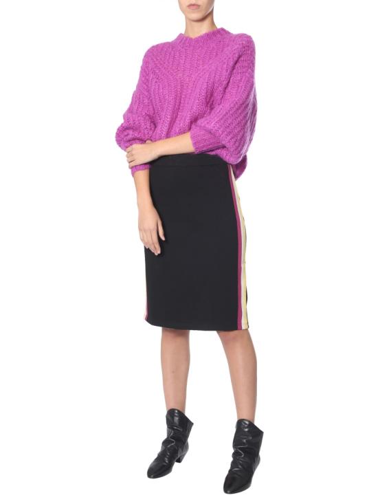  이자벨마랑에뚜왈 미디 스커트 JU1033 BLACK - ISABEL MARANT ETOILE