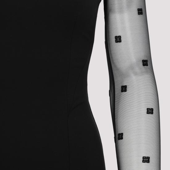  지방시 미디 원피스 BW21LD30XQ 001 BLACK - GIVENCHY