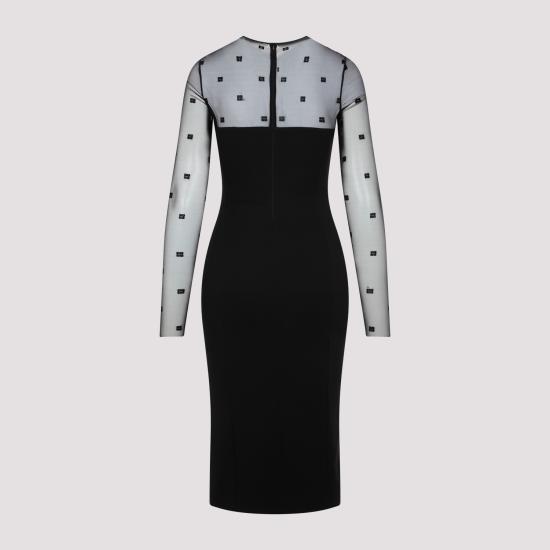  지방시 미디 원피스 BW21LD30XQ 001 BLACK - GIVENCHY