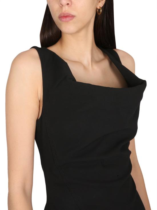  보테가베네타 미디 원피스 743355 BLACK - BOTTEGA VENETA