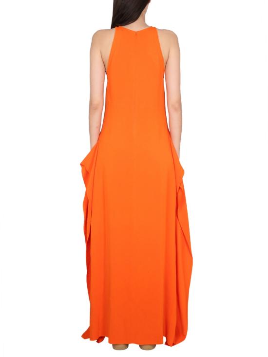  랑방 롱 원피스 RWDR0032 ORANGE - LANVIN