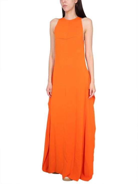  랑방 롱 원피스 RWDR0032 ORANGE - LANVIN