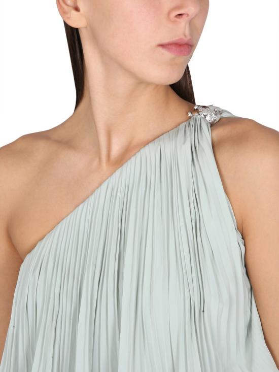  랑방 숏 원피스 RWDR0024 GREEN - LANVIN