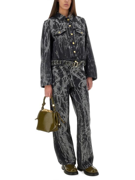 25SS 가니 데님 자켓 J1599 BLACK - GANNI