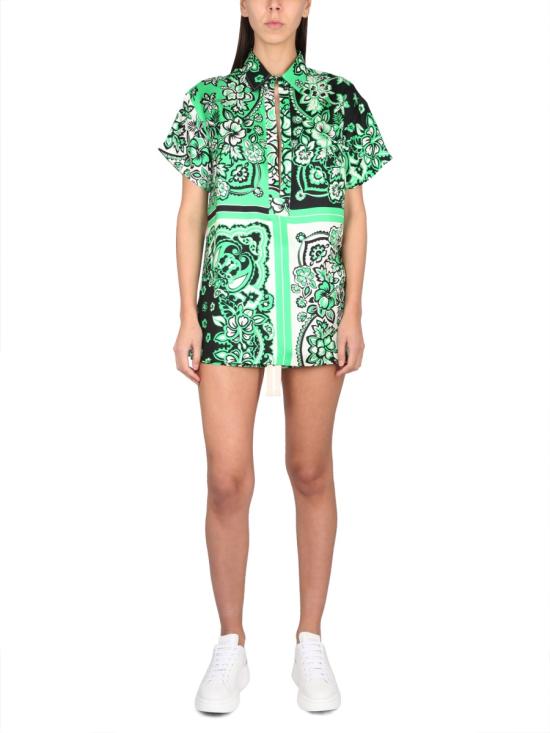  레드발렌티노 블라우스 2R0AAE25 GREEN - RED VALENTINO