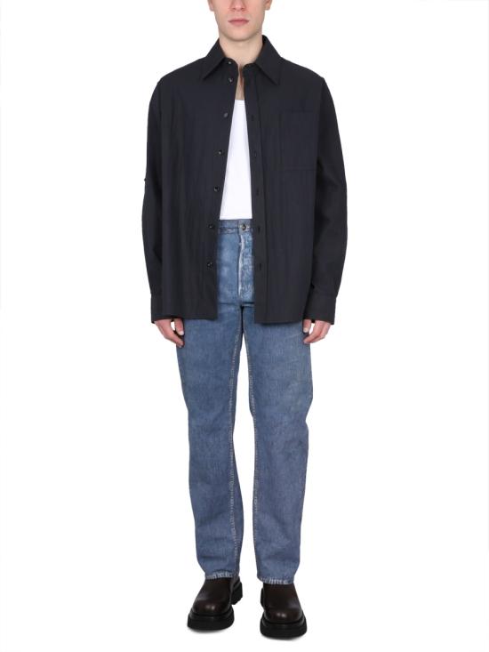  보테가베네타 긴팔 셔츠 725670 BLUE - BOTTEGA VENETA