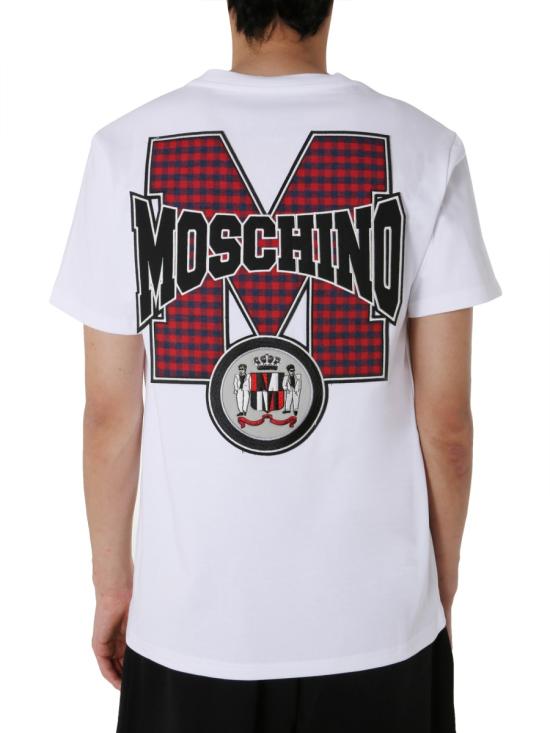  모스키노 반팔 티셔츠 07107038 WHITE - MOSCHINO