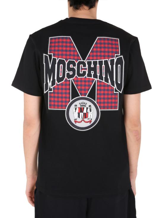  모스키노 반팔 티셔츠 07107038 BLACK - MOSCHINO