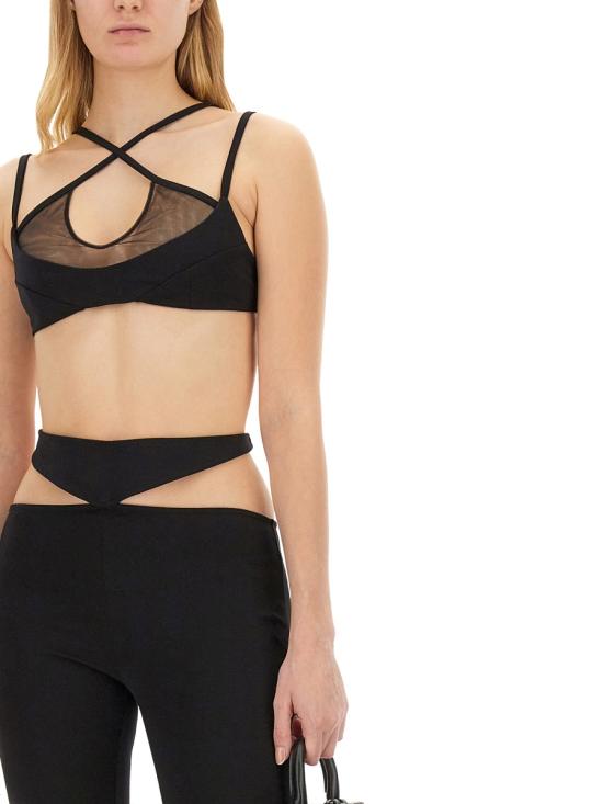  디 아티코 민소매 티셔츠 236WCT201 BLACK - THE ATTICO