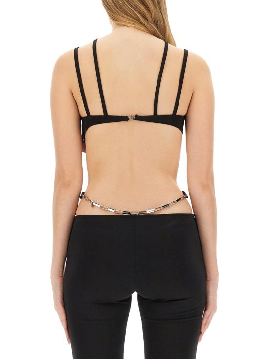  디 아티코 민소매 티셔츠 236WCT201 BLACK - THE ATTICO