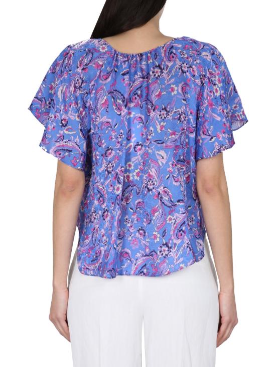  이자벨마랑 반팔 티셔츠 HT0138FA BLUE - ISABEL MARANT