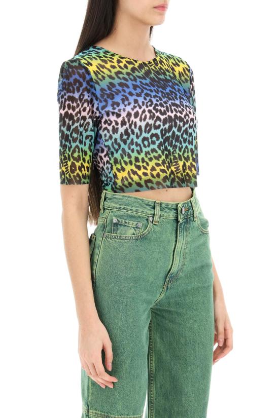  가니 반팔 티셔츠 T3416 MULTICOLOUR - GANNI
