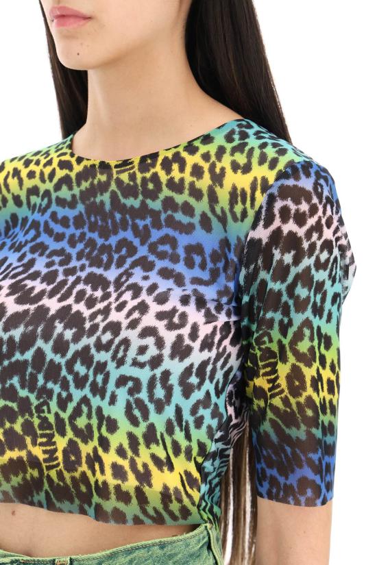  가니 반팔 티셔츠 T3416 MULTICOLOUR - GANNI