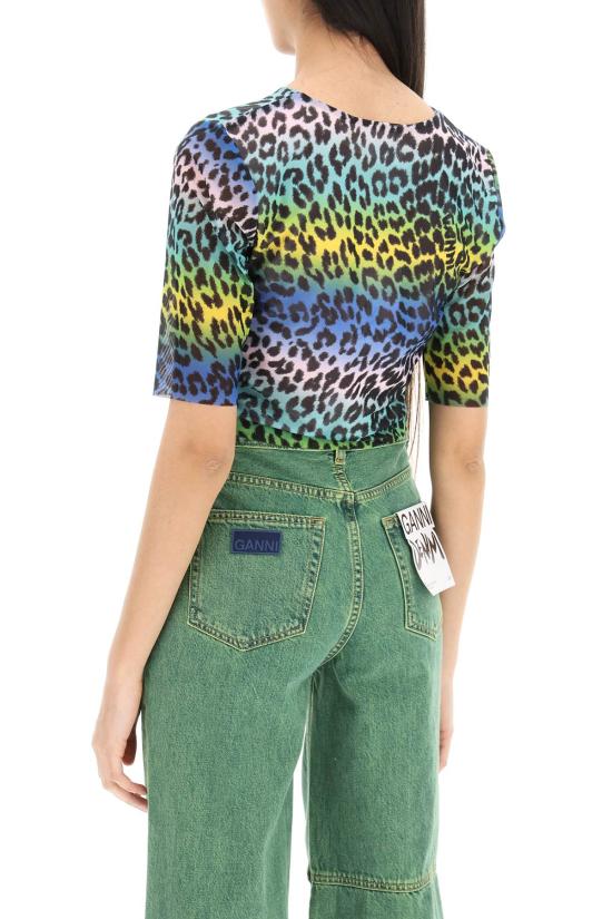  가니 반팔 티셔츠 T3416 MULTICOLOUR - GANNI