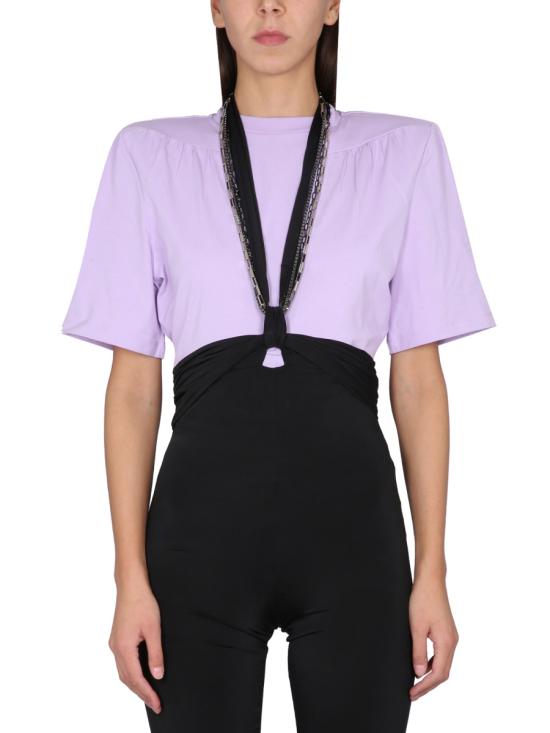  디 아티코 반팔 티셔츠 232WCT161 LILAC