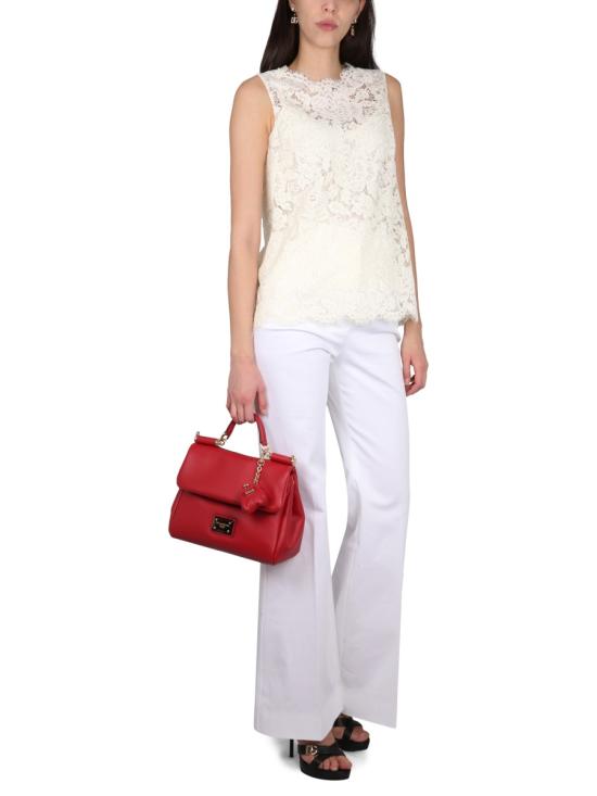  돌체앤가바나 민소매 티셔츠 F73G9T WHITE - DOLCE & GABBANA