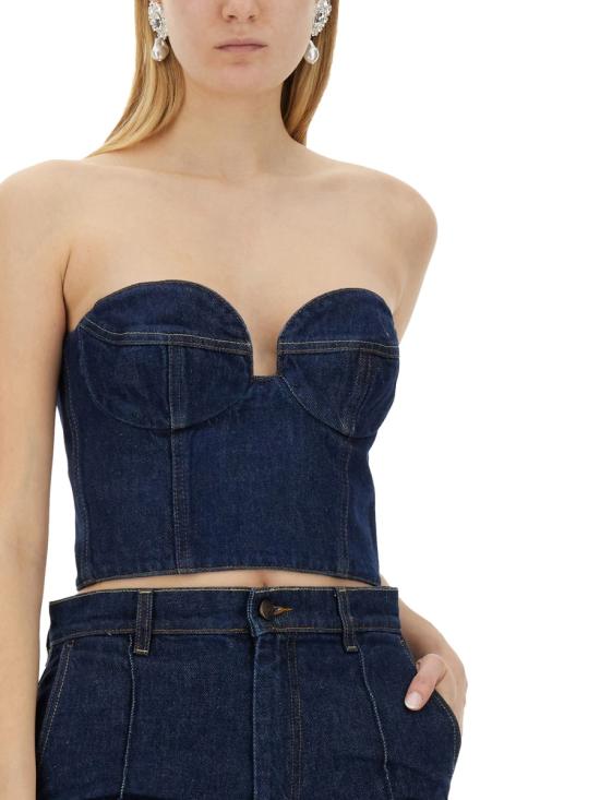  마그다뷰트림 민소매 티셔츠 104722 DENIM - MAGDA BUTRYM