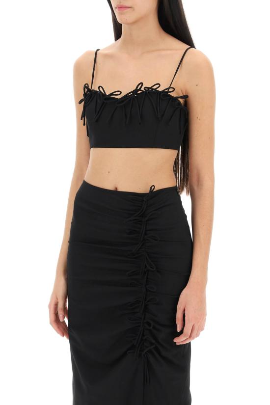  가니 민소매 티셔츠 F8675 BLACK - GANNI