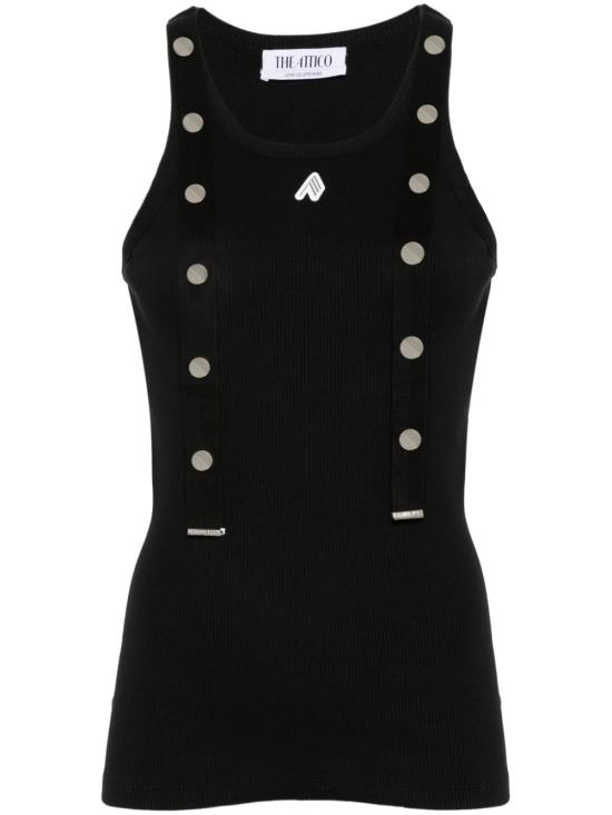  디 아티코 민소매 티셔츠 241WCT229 BLACK