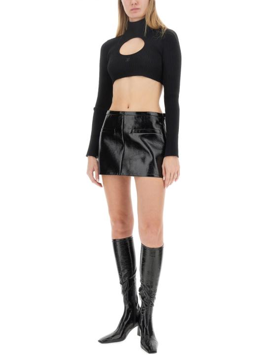  쿠레쥬 스웨터 423MPU122F BLACK - COURREGES