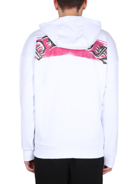  필립 플레인 후드 티셔츠 SACCMJB2907 WHITE - PHILIPP PLEIN