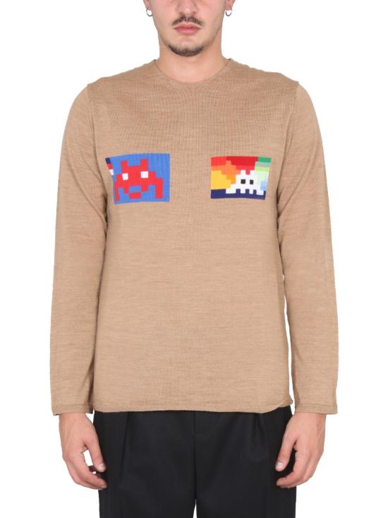  꼼데가르송 스웨터 FJN002 BEIGE
