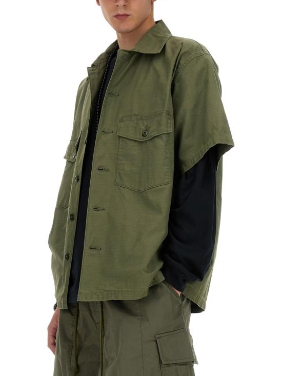  니들스 반팔 셔츠 OT215 GREEN - NEEDLES