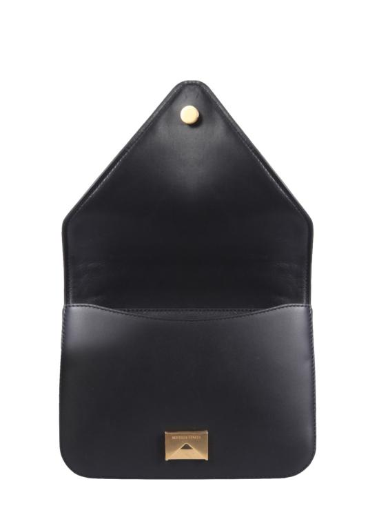  보테가베네타 레더 마운트백 667399 V12J08425 BLACK - BOTTEGA VENETA