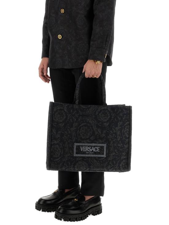  베르사체 토트백 1013152 BLACK - VERSACE