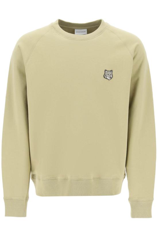  메종키츠네 볼드 폭스 헤드 패치 오버사이즈 스웨트셔츠 MM00304KM0001 BEIGE