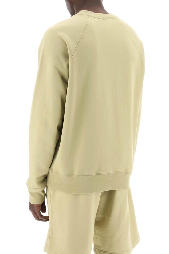 메종키츠네 볼드 폭스 헤드 패치 오버사이즈 스웨트셔츠 MM00304KM0001 BEIGE - MAISON KITSUNE