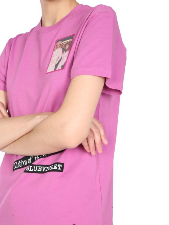  라프 시몬스 반팔 티셔츠 211W103 PINK - RAF SIMONS