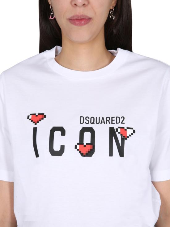  디스퀘어드2 반팔 티셔츠 S80GC0059 WHITE - DSQUARED2