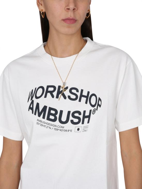  엠부시 반팔 티셔츠 BWAA037 WHITE - AMBUSH