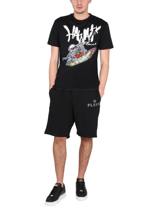  필립 플레인 반팔 티셔츠 SACCMTK6115 BLACK - PHILIPP PLEIN