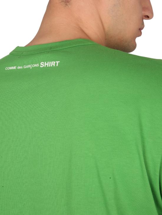  꼼데가르송 반팔 티셔츠 FKT015 GREEN - COMME DES GARCONS