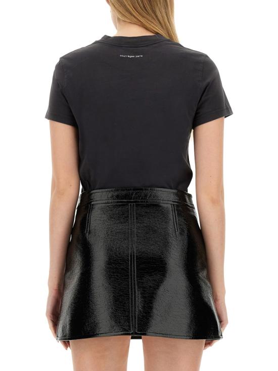  쿠레쥬 반팔 티셔츠 423JTS006 BLACK - COURREGES