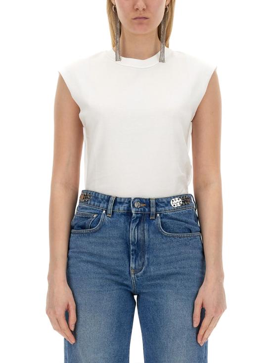  파코라반 민소매 티셔츠 24EJTE157CO0508 WHITE