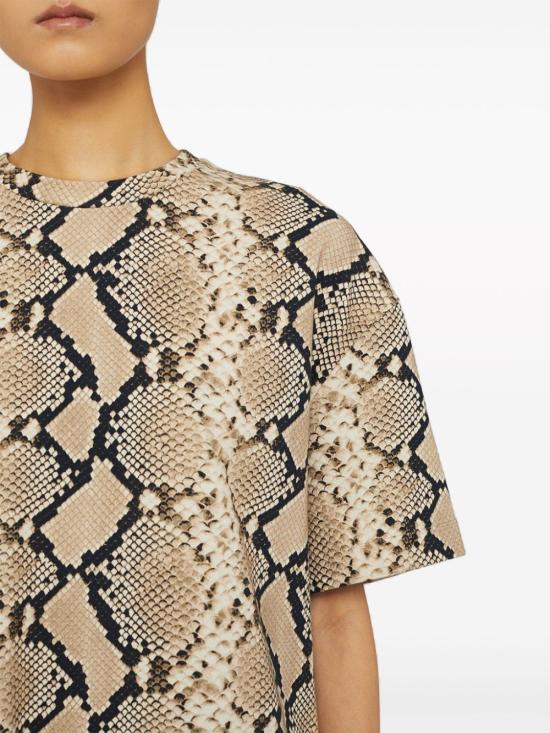  질샌더 반팔 티셔츠 J03GC0119 ANIMALIER - JIL SANDER