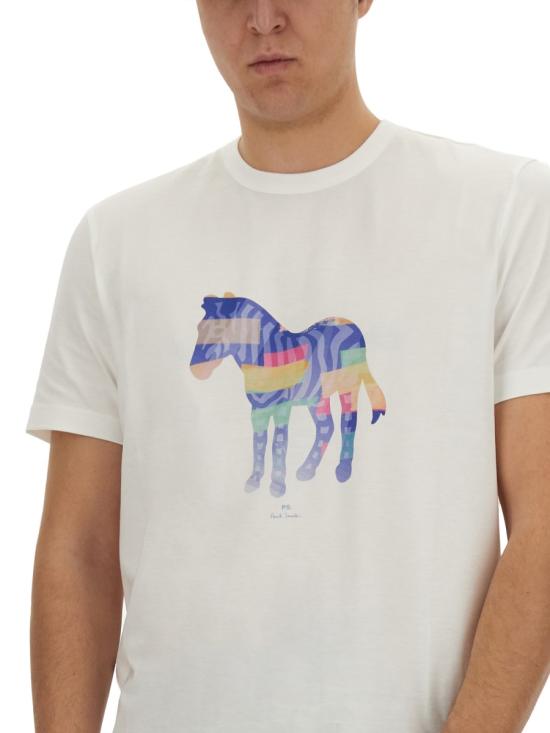  PS 바이 폴스미스 반팔 티셔츠 M2R731YMP4540 WHITE - PS BY PAUL SMITH